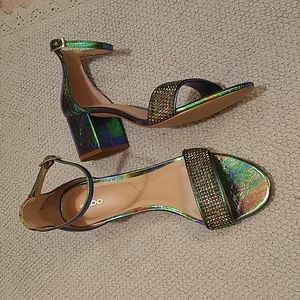 Aldo iredescent sandals